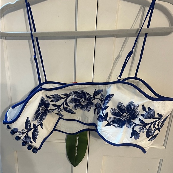 farm Rio summer fruit scarf top - NEW WITH TAGS - Picture 5 of 6